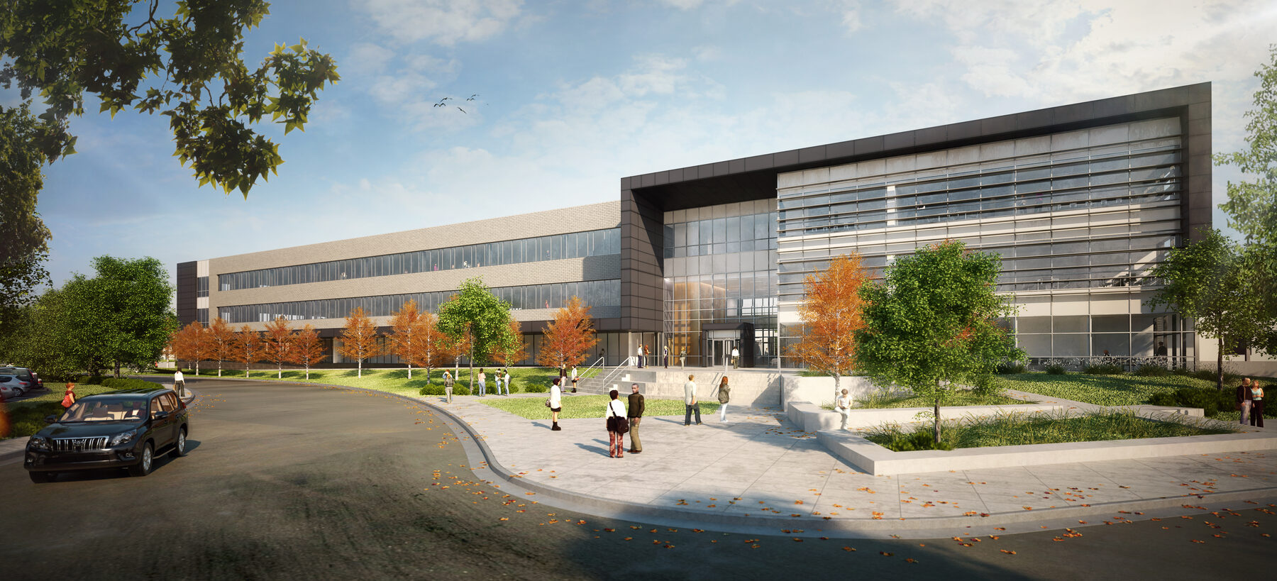 BlueCross BlueShield of North Carolina corporate campus exterior
